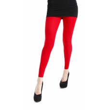 Pamela Mann 50 Denier Footless Tights in Fluorescent Red